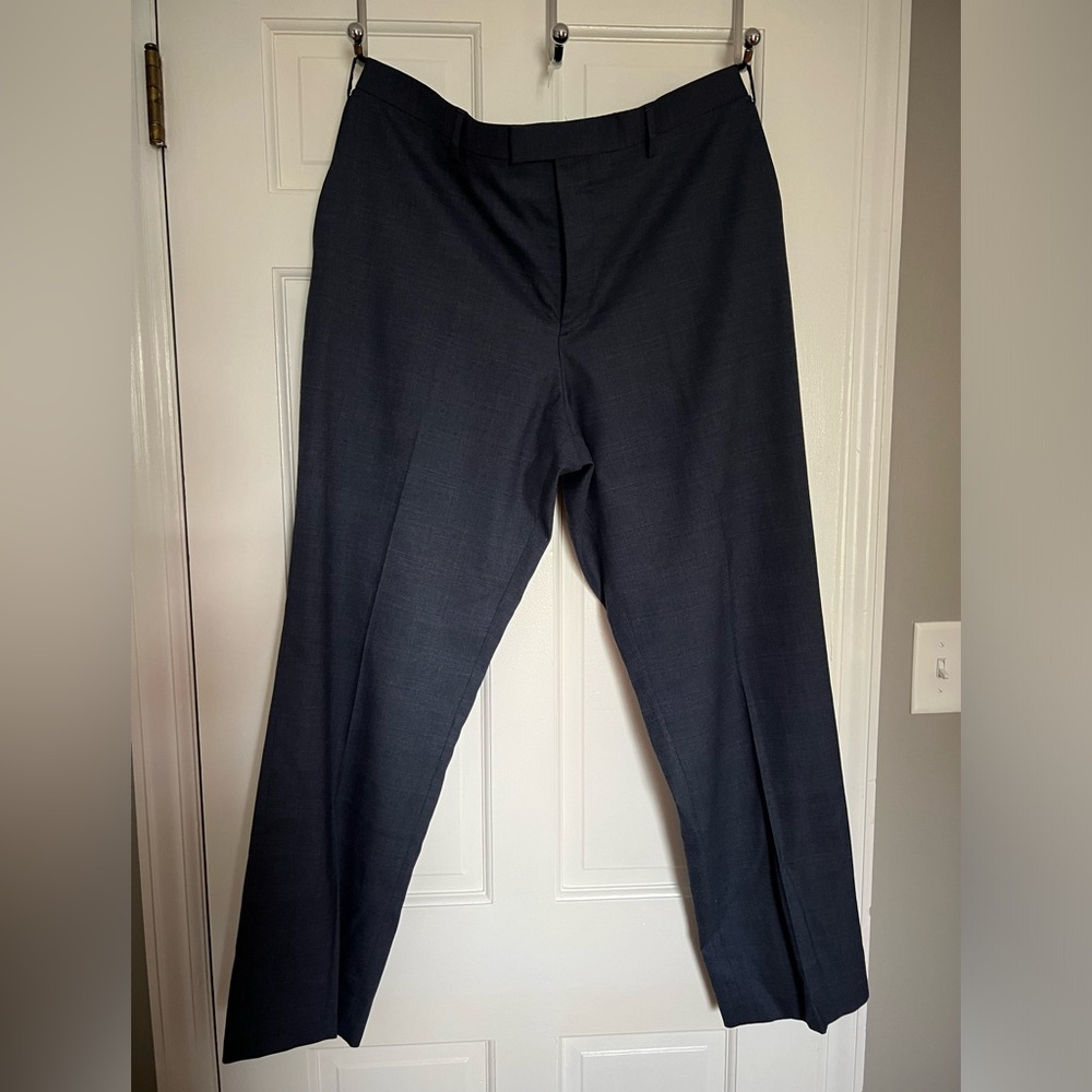 Navy subtle plaid Banana Republic Men’s Dress Pants